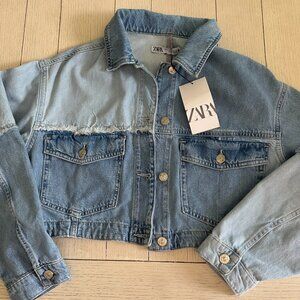 Zara jean jacket size Medium
